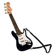 16 inch Guitar Musical Instrument Toy for Kids Boys Girls, 4 Strings Mini Guitar with Strap for Toddlers/ Beginner/ Children (Black)