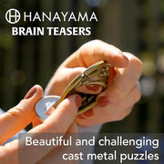 BePuzzled | Enigma Hanayama Metal Brainteaser Puzzle Mensa Rated Level 6, for Ages 12 and Up