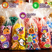 300PCS Halloween Stickers Bulk for Kids, Halloween Goodie Bag Stuffers | Waterproof Vinyl Pumpkin Stickers for Water Bottle Teens Adults, Halloween Games Party Favors Treats Supplies(No Duplicates)