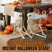 Halloween Decorations Hanging Small Skeletons: 2PCS 16Inches