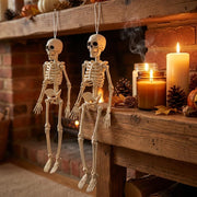 Halloween Decorations Hanging Small Skeletons: 2PCS 16Inches