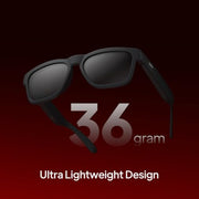 OhO Open Ear Smart Glasses, UV400 Z87.1 Lightweight Bluetooth Sunglasses | Up to 10H Playtime, Hands-Free Calling, Music Playback, Voice Control, Polarized Lens, Unisex for Daily Wear & Outdoor Sports