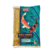 Kaytee Koi's Choice Floating Fish Food for Koi, Goldfish & Pond Fish | Supports growth. Fish food pellets for all seasons. 35% protein, fish meal first, highly digestible koi food
