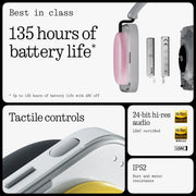 Nothing Headphone (a) 2026 New, Adaptive Active Noise Cancelling Headphones, Wireless Over Ear Bluetooth 5.4 ANC Headset with LDAC Hi-Res, 5 HD Mics Ultra Bass via APP, 135 Hours Playtime, Black