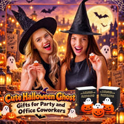 60 Sets Halloween Party Favors Ghost in Pumpkin Gifts Stuffers for Adults | Ghost in Pumpkin Stress Balls with Boxes, Bulk Halloween Trinkets, Office Classroom Prizes, for Coworkers Friends Students