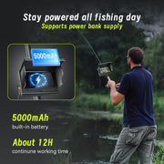 Underwater Fishing Camera Fishing Gear Accessory with 4.3 Inch IPS Display