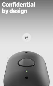 Bee Frontier (all-new), Wearable Personal AI that grows with you, confidential by design, transforms conversations into actionable summaries, 7-day battery, IP67 Rated, Onyx