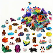 150PCS 3D Printed Random Animal Figurines for Classroom Rewards