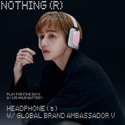 Nothing Headphone (a) 2026 New, Adaptive Active Noise Cancelling Headphones, Wireless Over Ear Bluetooth 5.4 ANC Headset with LDAC Hi-Res, 5 HD Mics Ultra Bass via APP, 135 Hours Playtime, Black