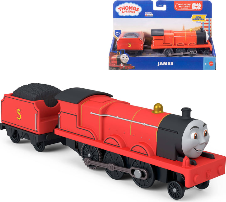 Thomas and Friends Motorized James Engine and Tender by Fisher-Price