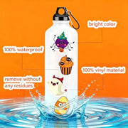 300PCS Halloween Stickers Bulk for Kids, Halloween Goodie Bag Stuffers | Waterproof Vinyl Pumpkin Stickers for Water Bottle Teens Adults, Halloween Games Party Favors Treats Supplies(No Duplicates)