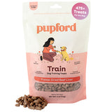 Pupford Freeze Dried Training Treats for Dogs & Puppies (Beef Liver, 4 oz) | 475+ treats per bag, Ultra low-calorie, Only 3 ingredients, All breed sizes, Mess free and bite sized, Trainer recommended