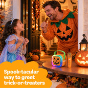 Move2Play, Halloween Karaoke Machine for Kids | Includes Spooky Songs | 2 Microphones | Connect with Bluetooth for 3, 4, 5, 6, 7+ Year Olds | Toy for Girls & Boys | Halloween
