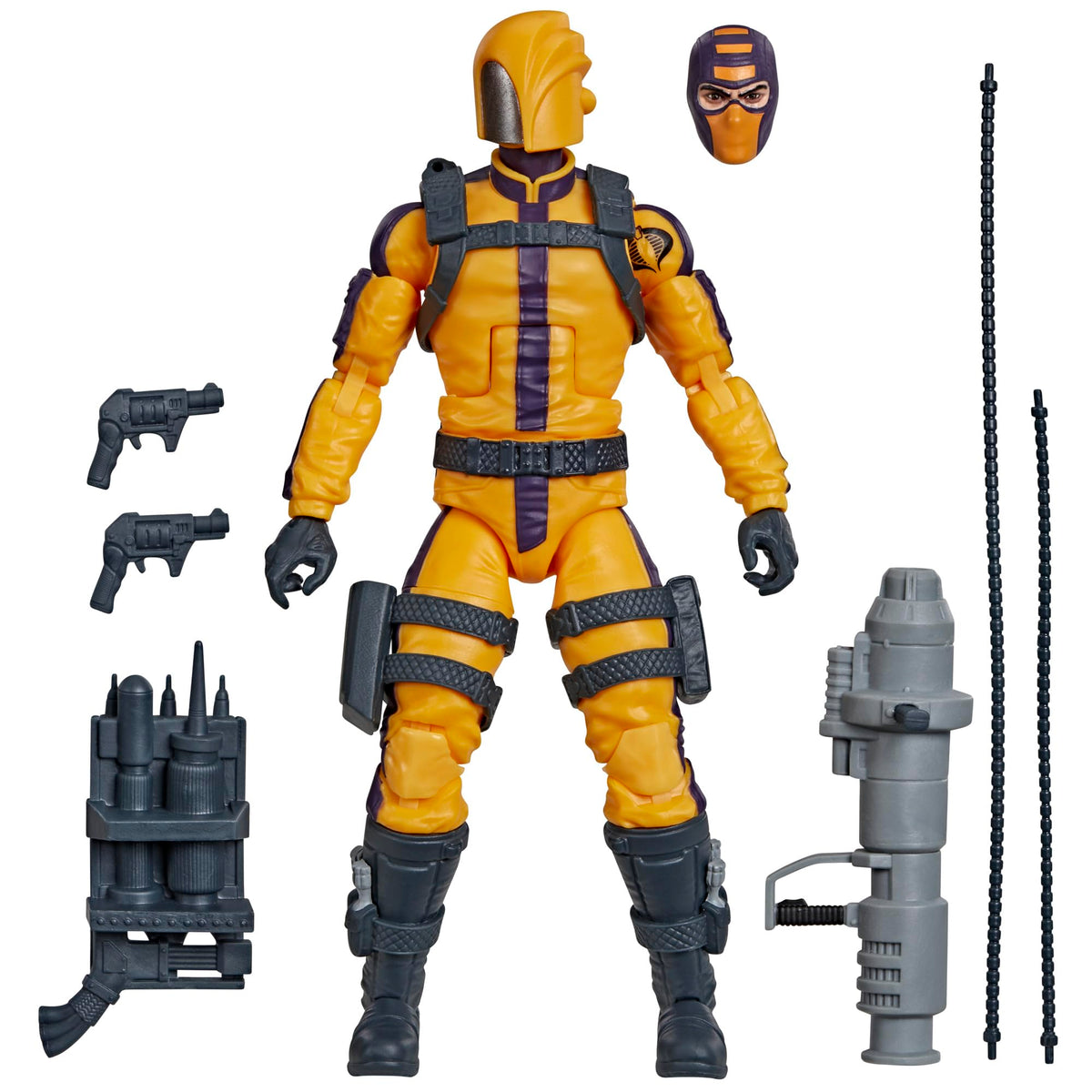G.I. Joe Classified Series #253, H.E.A.T. Viper | Premium 6 Inch Collectible Action Figure Set with 7 Accessories