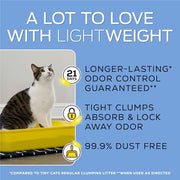 Purina Tidy Cats Low Dust Clumping Cat Litter, LightWeight Free & Clean Unscented, Multi Cat Litter - 17 lb. Box