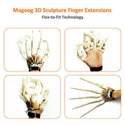Magoog Halloween Articulated Fingers with Gloves, “Halloween Fever”, Cosplay Costume Prop