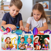 3D Printed Animals Dragon Toys Eggs, Christmas Stocking Stuffers for Kids | Birthday Gifts for Teen Girls Boys 4PCS Mini Crystal Dragon Toys for Ages 8-13 Year Old Easter Basket Fillers Essentials