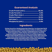 Kaytee Koi's Choice Floating Fish Food for Koi, Goldfish & Pond Fish | Supports growth. Fish food pellets for all seasons. 35% protein, fish meal first, highly digestible koi food