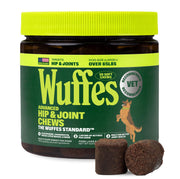 Wuffes Advanced Hip & Joint Chews for Large Breed Dogs, Vet Recommended, Glucosamine, Chondroitin, MSM, Green-Lipped Mussel, Hyaluronic Acid & Omega-3s. Supports Mobility & Flexibility. 30 Pork Chews