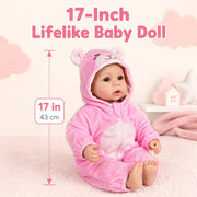 Aori Baby Dolls, Lifelike Soft Body Baby Girl