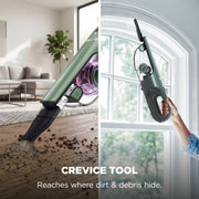 Shark UltraCyclone Pro Cordless Handheld Vacuum, Black/Green, CH901 | Powerful Suction, Handheld Vacuum for Car & Home, Crevice Tool, Scrubbing Brush, Lightweight, XL Dust Cup