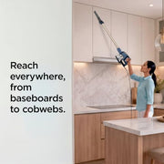 Shark Rocket Turbo Corded Stick Vacuum, Self-Cleaning, Navy, TV301 | Handheld Conversion, Carpet and Hard Floor Cleaning, Under-10-Lb Design, Swivel Steering, Compact Storage, Crevice/Pet Tool