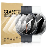 Suoman 4-Pack for Samsung Galaxy Watch 9/8 40mm Screen Protector | HD-Clear Hardness Tempered Glass Protective Film for Samsung Galaxy 40 mm Smartwatches [Anti-Scratch]