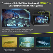 Underwater Fishing Camera Fishing Gear Accessory with 4.3 Inch IPS Display