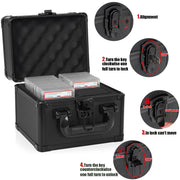 Graded Card Case, Trading Card Storage Box for Sports Cards Slab Holder