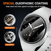Suoman 4-Pack for Samsung Galaxy Watch 9/8 40mm Screen Protector | HD-Clear Hardness Tempered Glass Protective Film for Samsung Galaxy 40 mm Smartwatches [Anti-Scratch]