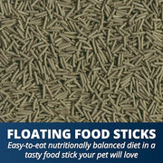 Tetra ReptoMin Floating Food Sticks for Aquatic Turtles, 2 lbs | Complete Daily Diet Turtle Food For Vitality & Good Health, High Protein For Growth, Easy To Digest, Feed 1-2 Times Daily