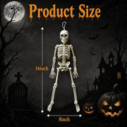 Halloween Decorations Hanging Small Skeletons: 2PCS 16Inches