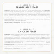 Purina Fancy Feast Classic Pate Wet Cat Food, 3 oz Cans, 30-Pack | Variety Pack, grain free recipes crafted with poultry and beef, made with no artificial colors or preservatives