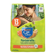Purina Cat Chow Naturals High Protein Dry Cat Food, 13 lb Bags