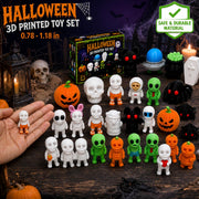 30 PCS Halloween Party Favors Gifts 3D Fidget Toys Goodie Bag Stuffers | Halloween Party Favors Fidget Toys for Trick or Treat, Halloween Goodie Bag Fillers, Figurine Stress Relief Fidget Toys