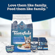 Blue Buffalo Tastefuls Chicken Adult Indoor Dry Cat Food, 3 lb | Chicken & Brown Rice Recipe, Antioxidant-Rich LifeSource Bits, No Corn, Wheat, or Soy