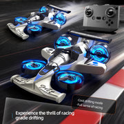 Remote Control Airplane Car Toys for Kids Ages 4-6-8-10-12, 2-In-1 Foam RC Plane Car Jet Mini Drone, Racing Car Stunt Plane Toys for Kids Boys Beginners 4 5 6 7 8 9 10 Year Olds Indoor Outdoor Playing