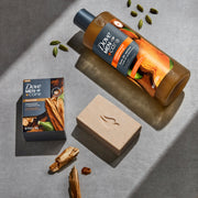 DOVE MEN Moisturizing Body Wash for Men, Sandalwood + Cardamom Oil, 26oz | Plant-Based Cleansers, Sulfate, Paraben and Dye Free, Strengthens the Skin Barrier, Sandalwood and Cardamom Scent