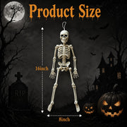 Halloween Decorations Hanging Small Skeletons: 2PCS 16Inches