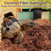 Legigo 4 Pack Coconut Fiber Substrate, Natural Coco Coir Reptile Bedding