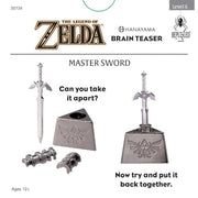 Legend of Zelda Master Sword Hanayama Metal Brain Teaser, Level 6 Ages 12+ | Legend of Zelda Master Sword Hanayama Metal Brain Teaser Puzzle, Mensa Rated Level 6, Cast Metal Puzzle, Ages 12+