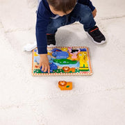 Melissa & Doug Safari Animals Wooden Chunky Puzzle 8-Piece Set | 8 Chunky Wooden Puzzle Pieces, Safari Animals, Skill Building Matching Pretend Play, Toddler Learning Toys for Kids, Ages 2+