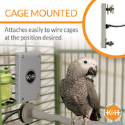 K&H Bird Heater, Snuggle-Up Warmer, Small 5x3in, Low Voltage, Gray