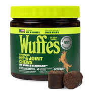 Wuffes Advanced Hip & Joint Chews for Large Breed Dogs, Vet Recommended, Glucosamine, Chondroitin, MSM, Green-Lipped Mussel, Hyaluronic Acid & Omega-3s. Supports Mobility & Flexibility. 30 Pork Chews