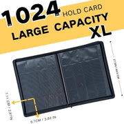 1000+ Pockets Trading Card Binder (Black)