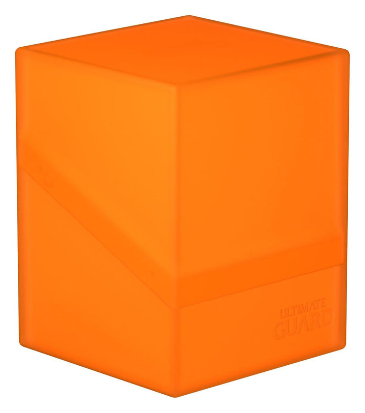 Ultimate Guard Boulder 100+ Classic, Deck Case for 100 Double-Sleeved TCG Cards, Topaz, Secure & Durable Storage for Trading Card Games, Soft-Touch Finish