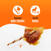 Good 'n' Fun Wings Long-Lasting Dog Treat Made With Real Protein, 12 oz | Premium Chicken, Pork and Beef Hide Chew, Supports Dental Health and Mental Stimulation, For Adult Dogs