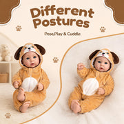 Aori Baby Dolls Realistic, Lifelike Baby Doll Set with Accessories | Real Life Cute Baby Set for Hugging, Playtime, and Gift Giving