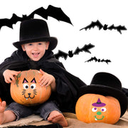Pumpkin Stickers Halloween Fall Pumpkin Decorations Decorating Kit | Pumpkin Jack O Lantern Stickers Halloween Crafts Party Favors Activities for Kids Toddlers 24 Sheet
