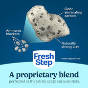 Fresh Step Advanced Simply Unscented Multi Cat Clumping Cat Litter, 18.5 lb | Formulated with No Added Dyes or Fragrances, Ammonia Block Technology, Low Dust, Compatible with Most Automatic Litter Boxes